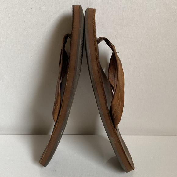 Rainbow Luxury Leather Arch Support Flip Flop with 1” strap - Picture 9 of 16